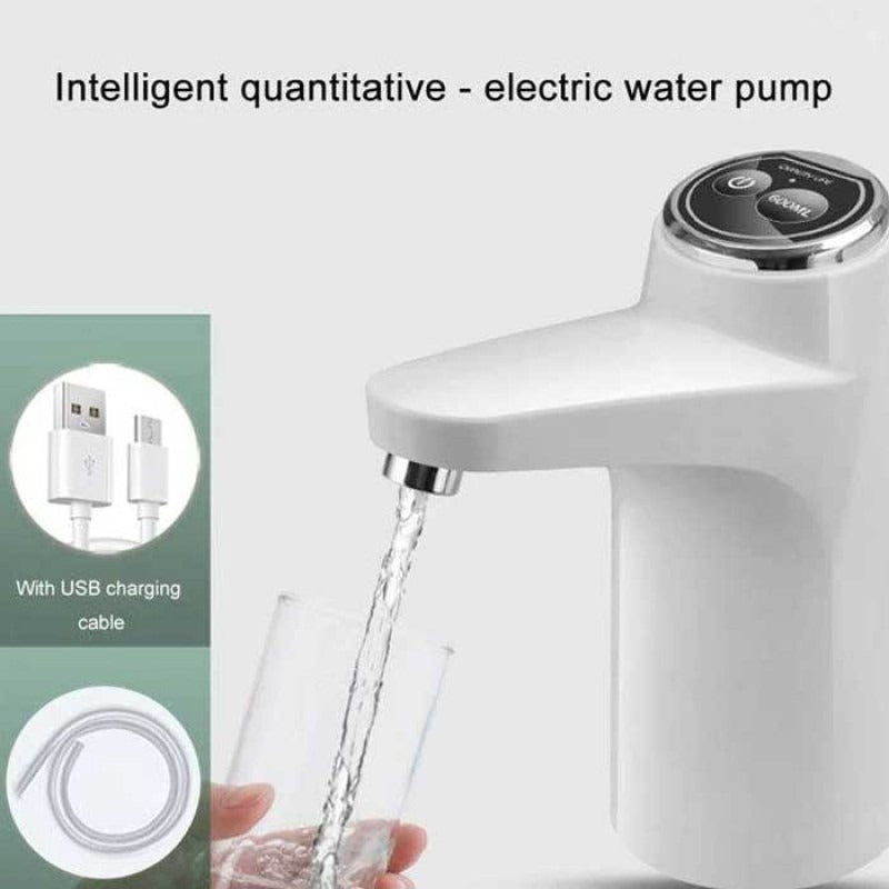Intelligent Electric Water Bottle Pump - Rechargeable Automatic Dispenser