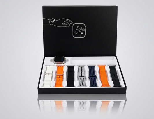 iMounra 2 BIG 2.01 Ultra Smartwatch With 7-in-1 Strap Bundle