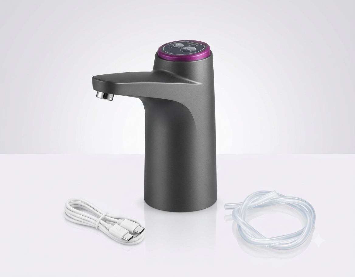 Intelligent Electric Water Bottle Pump - Rechargeable Automatic Dispenser